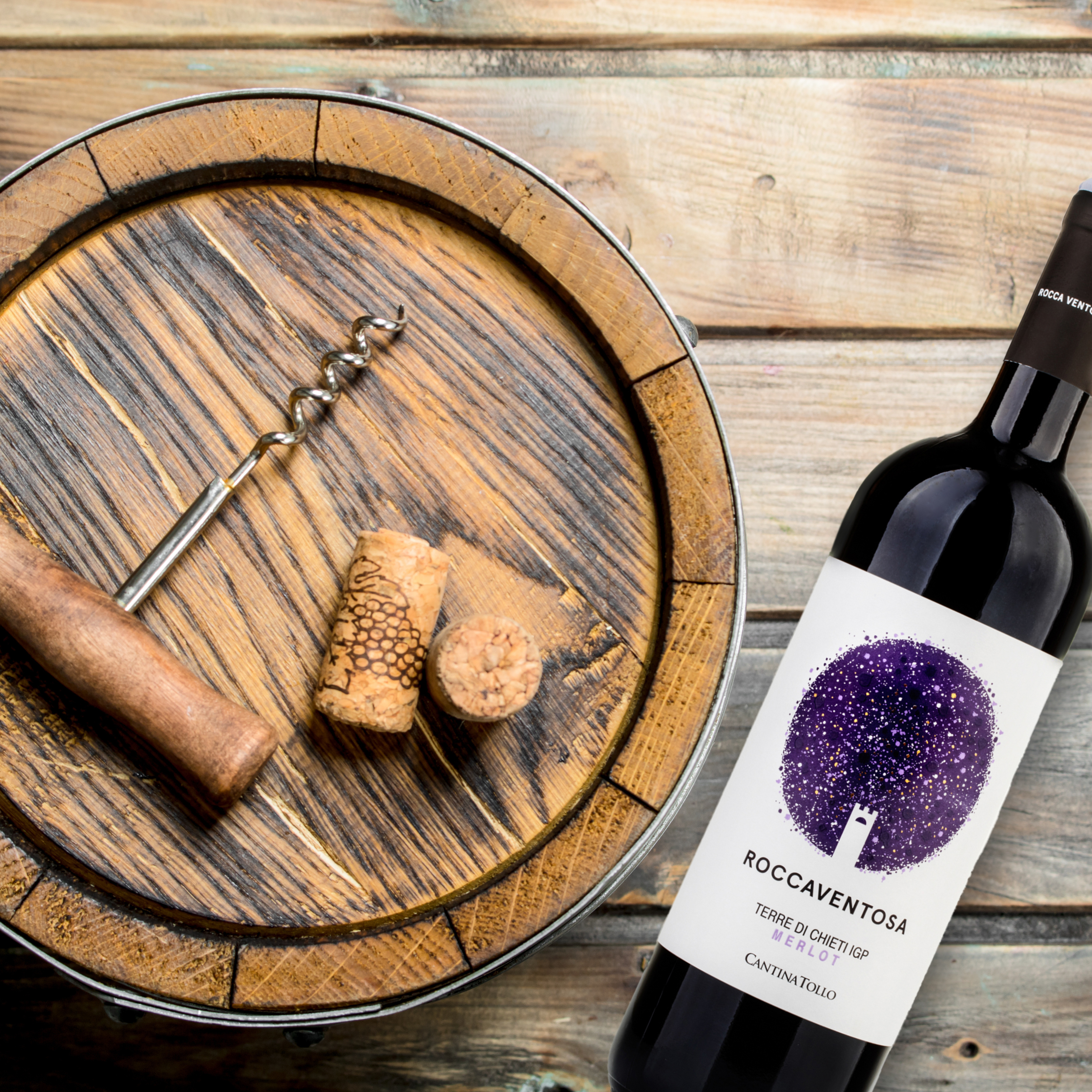 Rocca Ventosa Merlot Terre di Chieti IGP, 750mL