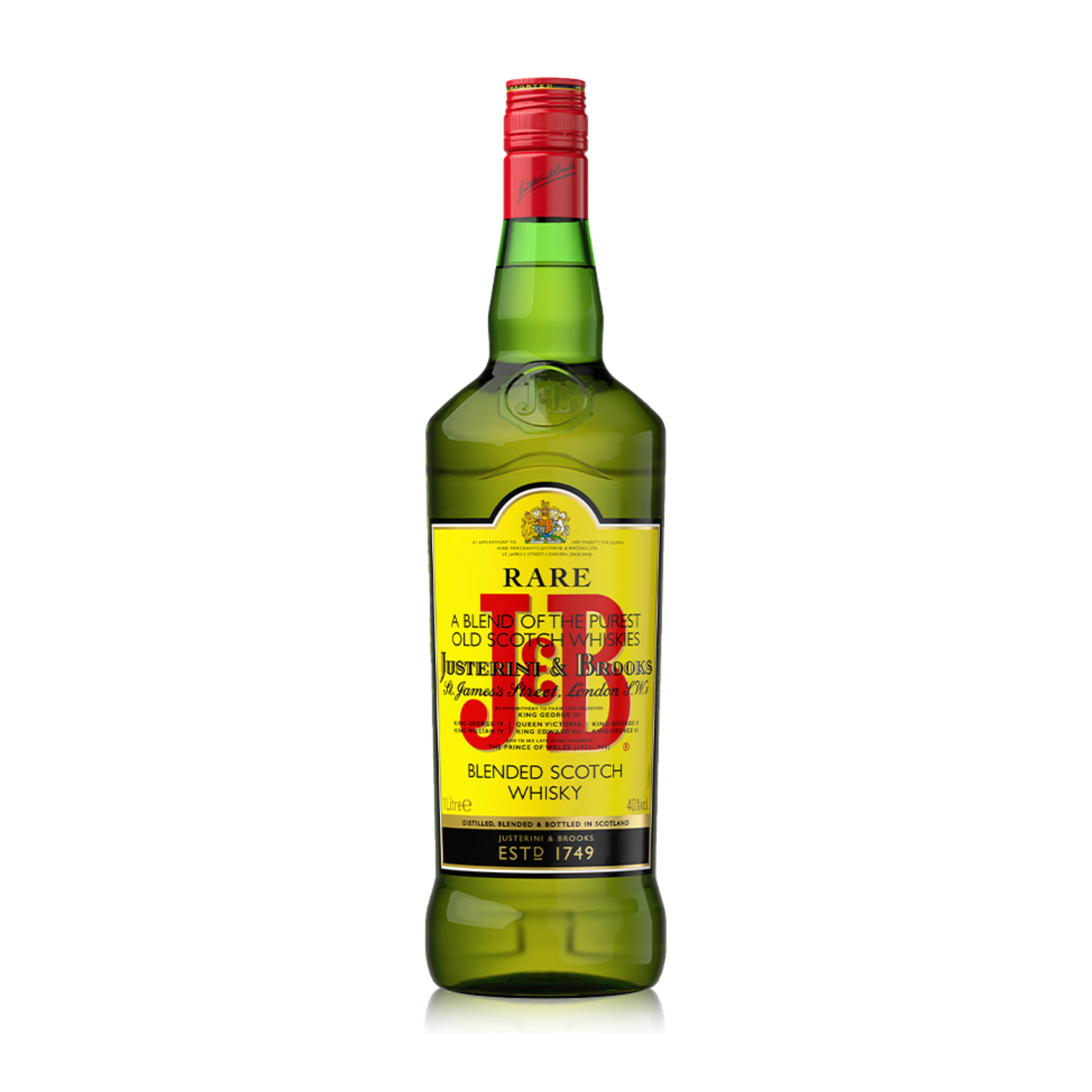 J&B Rare Blended Scotch Whiskey, 1L