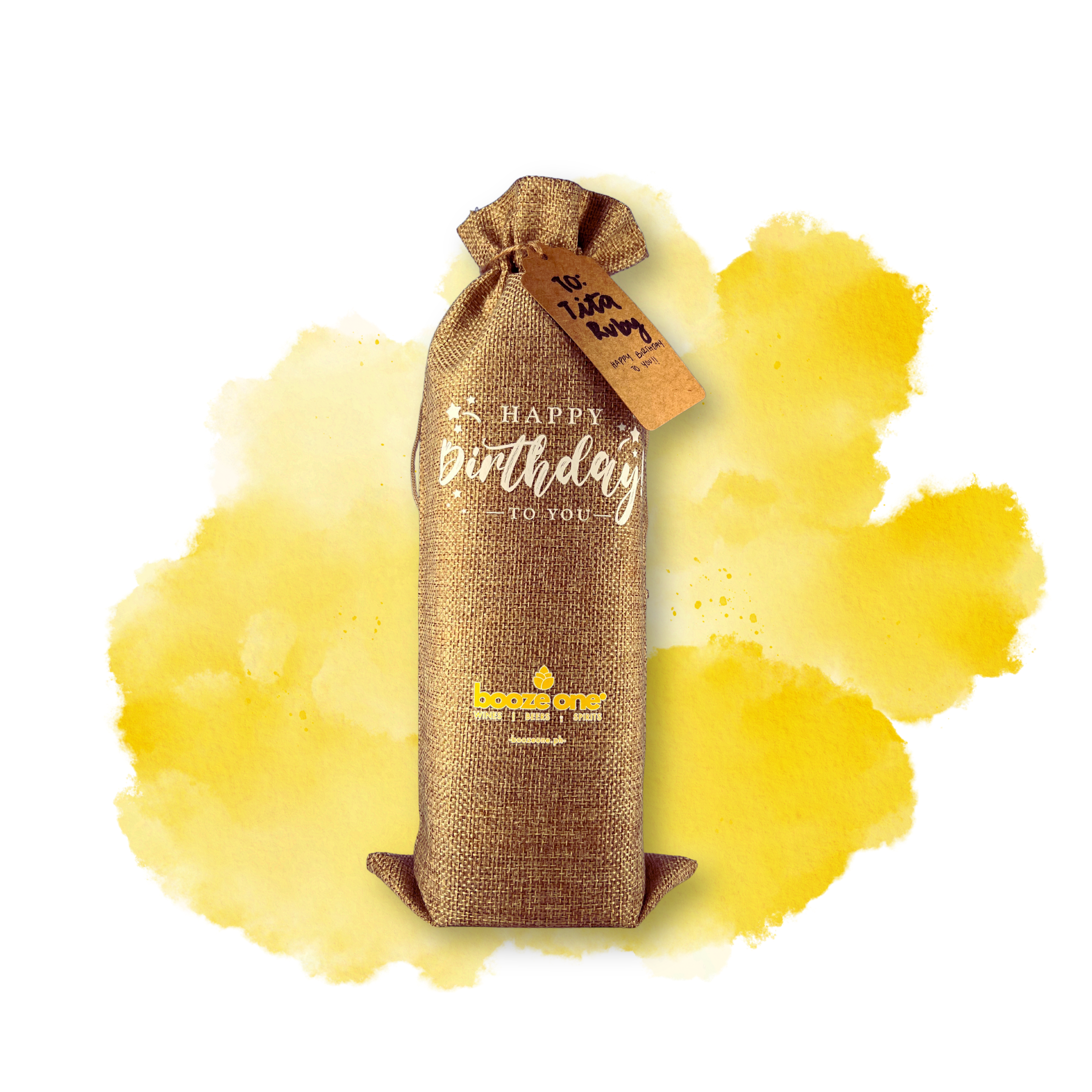 Burlap Gift Bags for the Birthdays