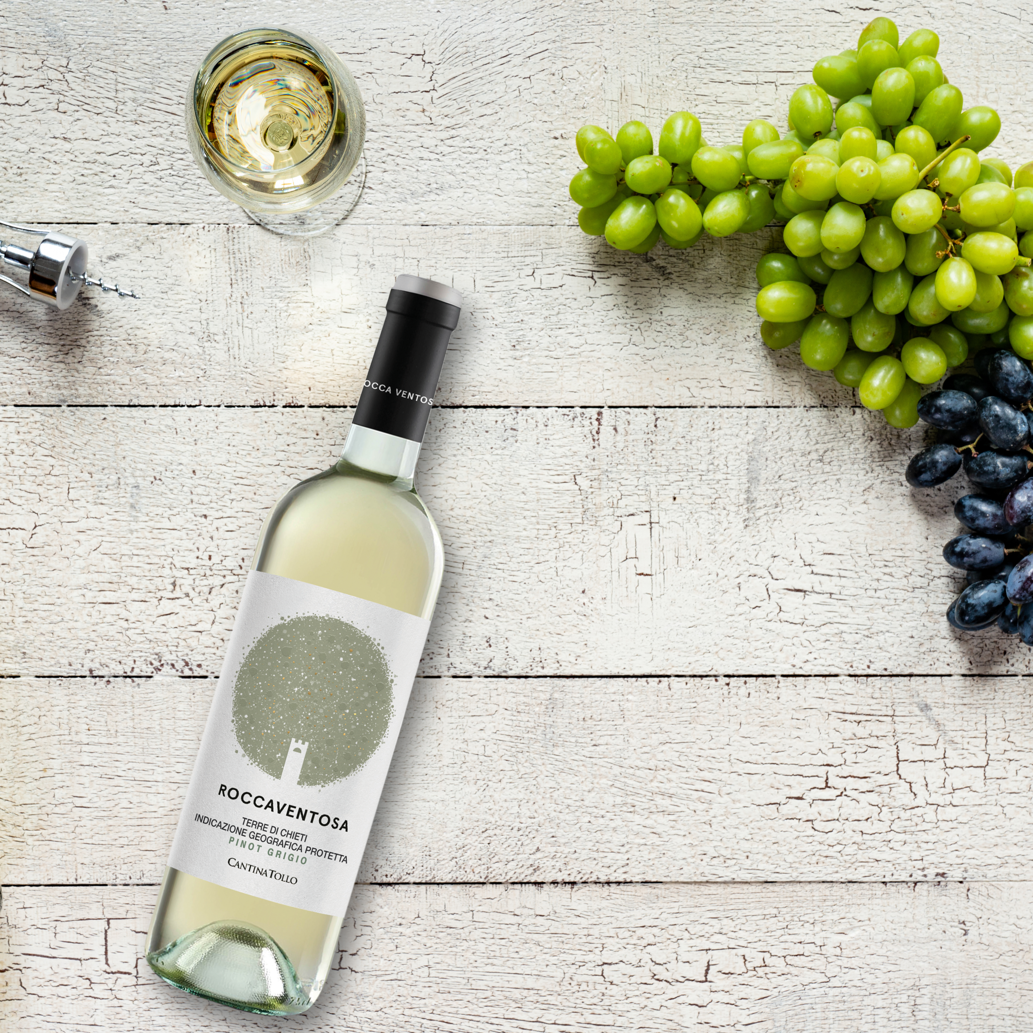 Rocca Ventosa Pinot Grigio Terre Di Chieti IGP, 750mL