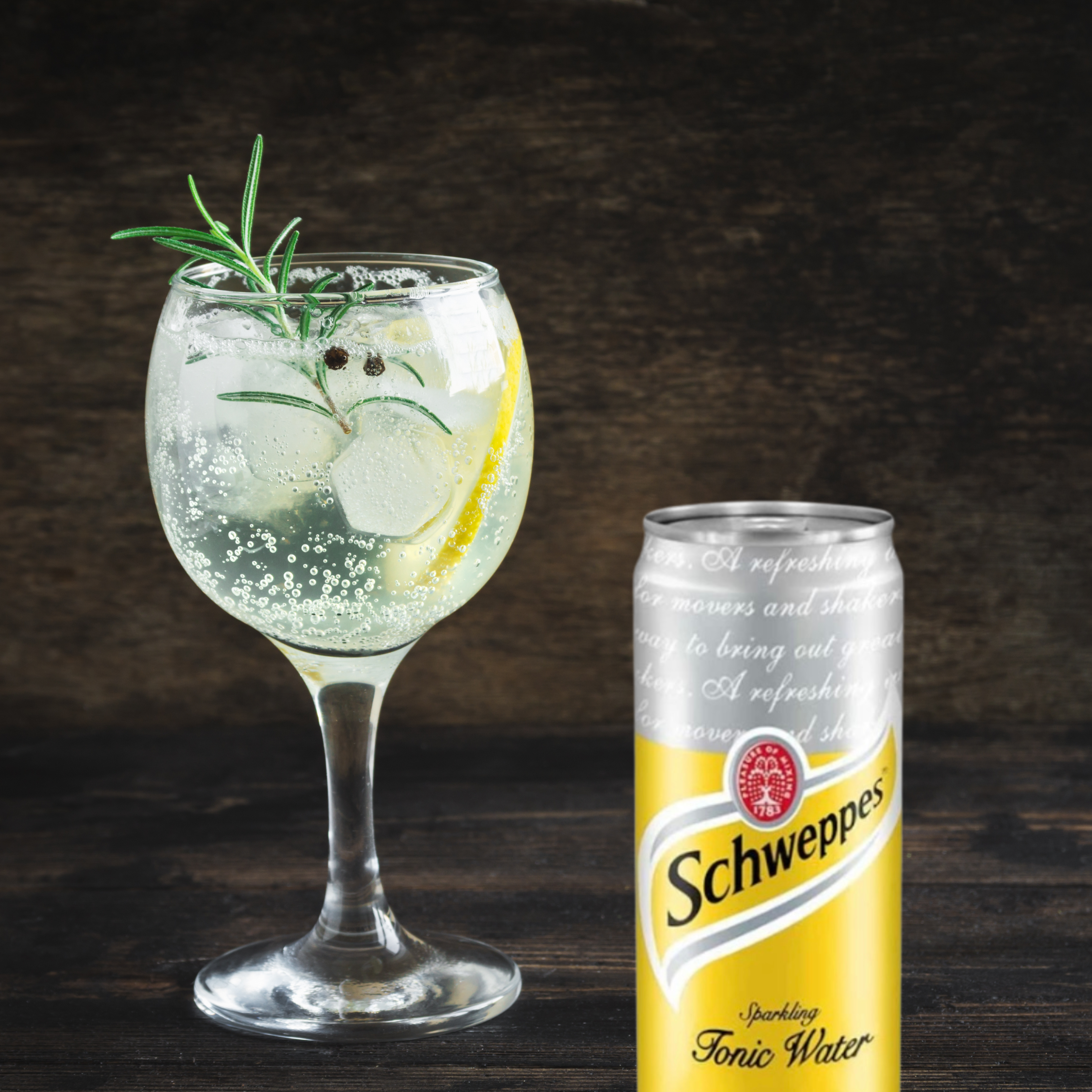 Schweppes Sparkling Tonic Water 320mL X 6 Cans