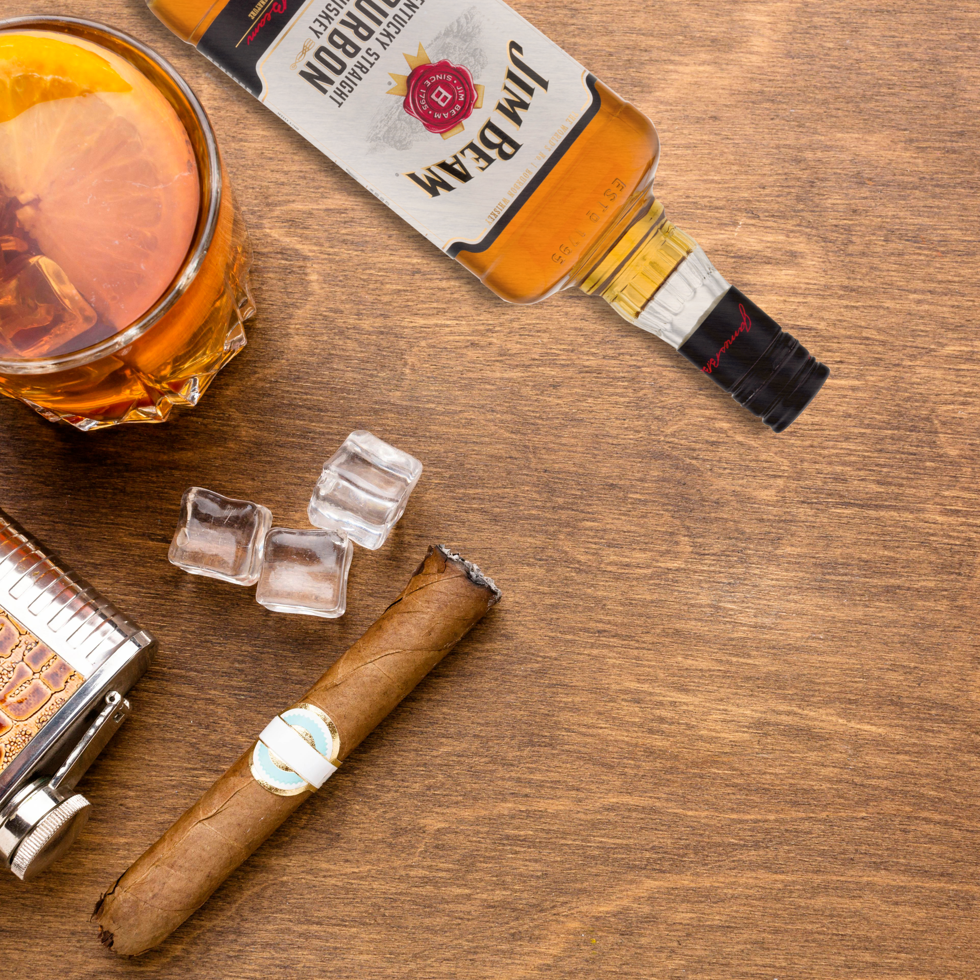 Jim Beam White Bourbon Whiskey, 1L