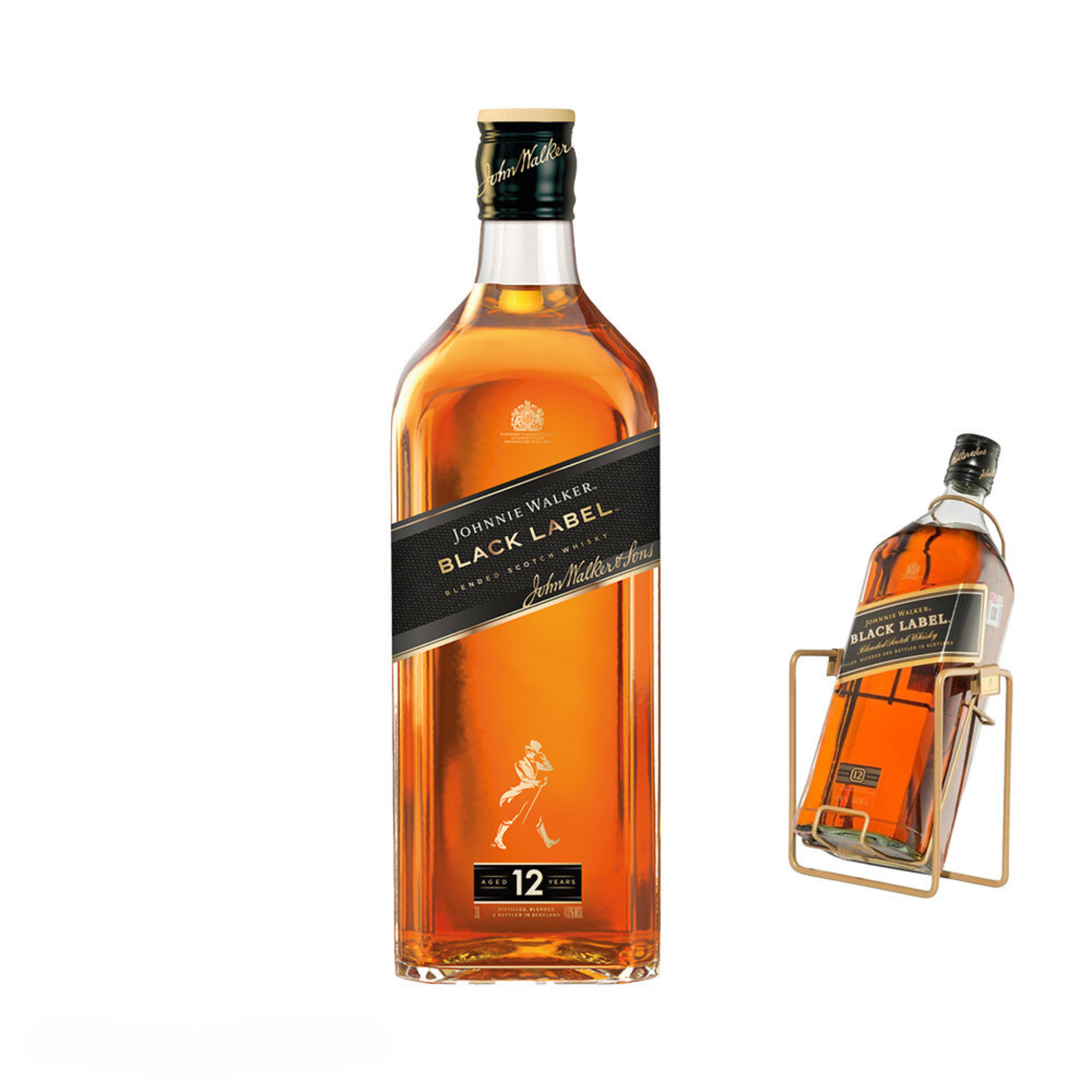 Johnnie Walker Black Label, 3L with Cradle