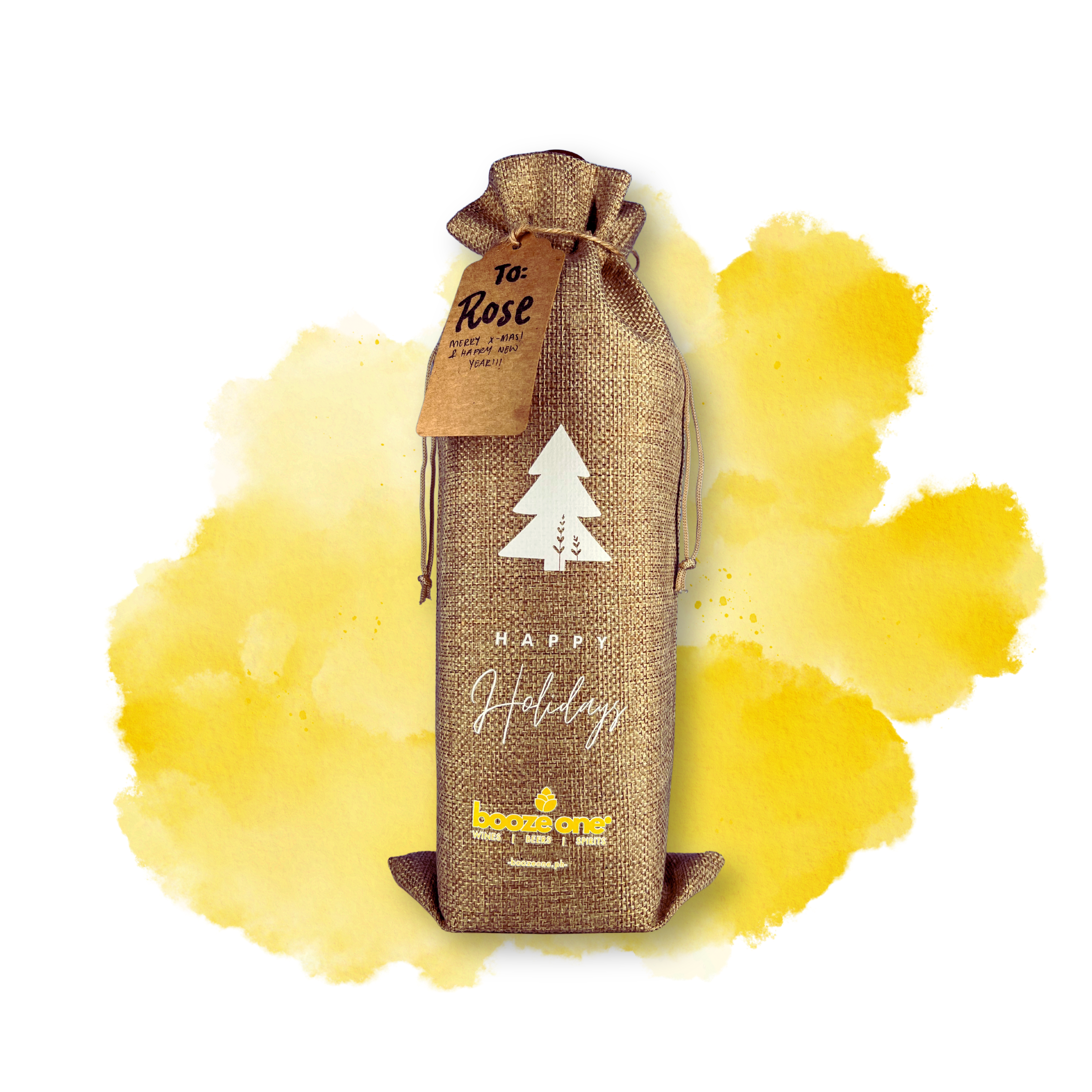 Burlap Gift Bags for the Holidays