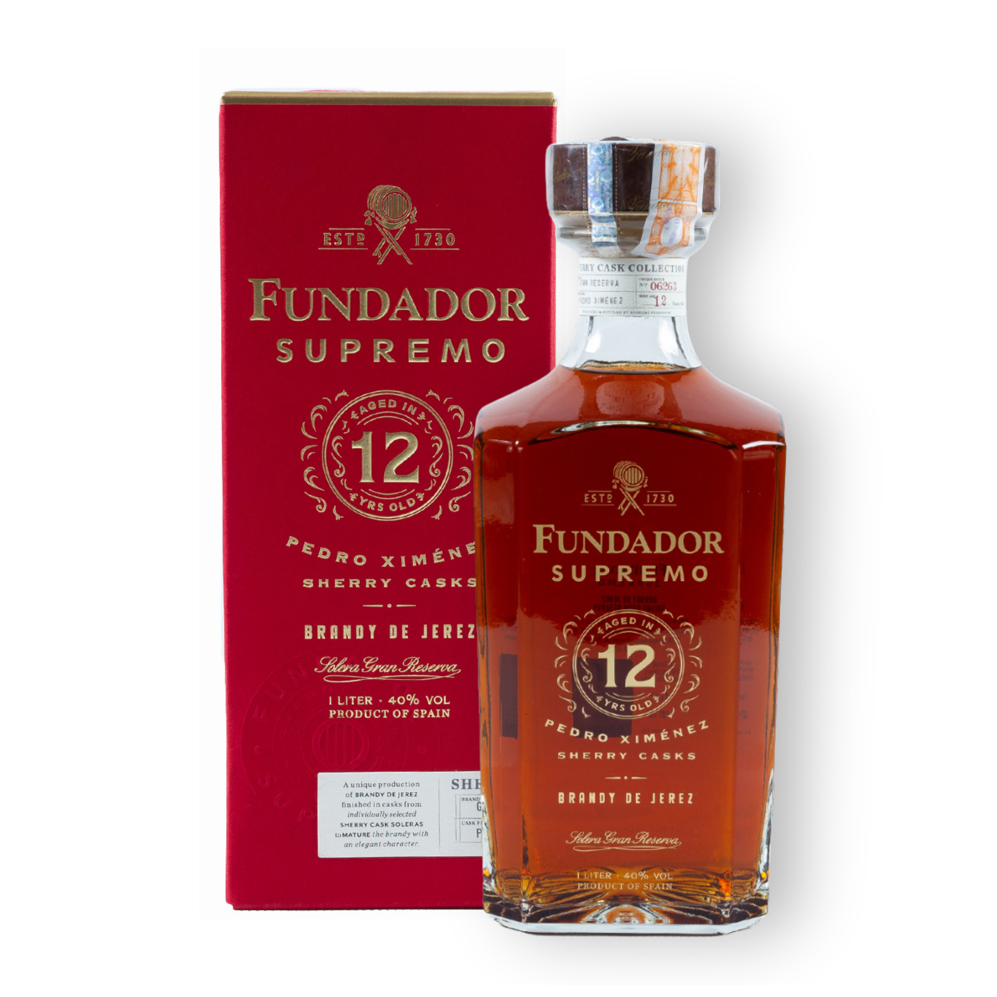 Fundador Supremo 12 YO, 1L