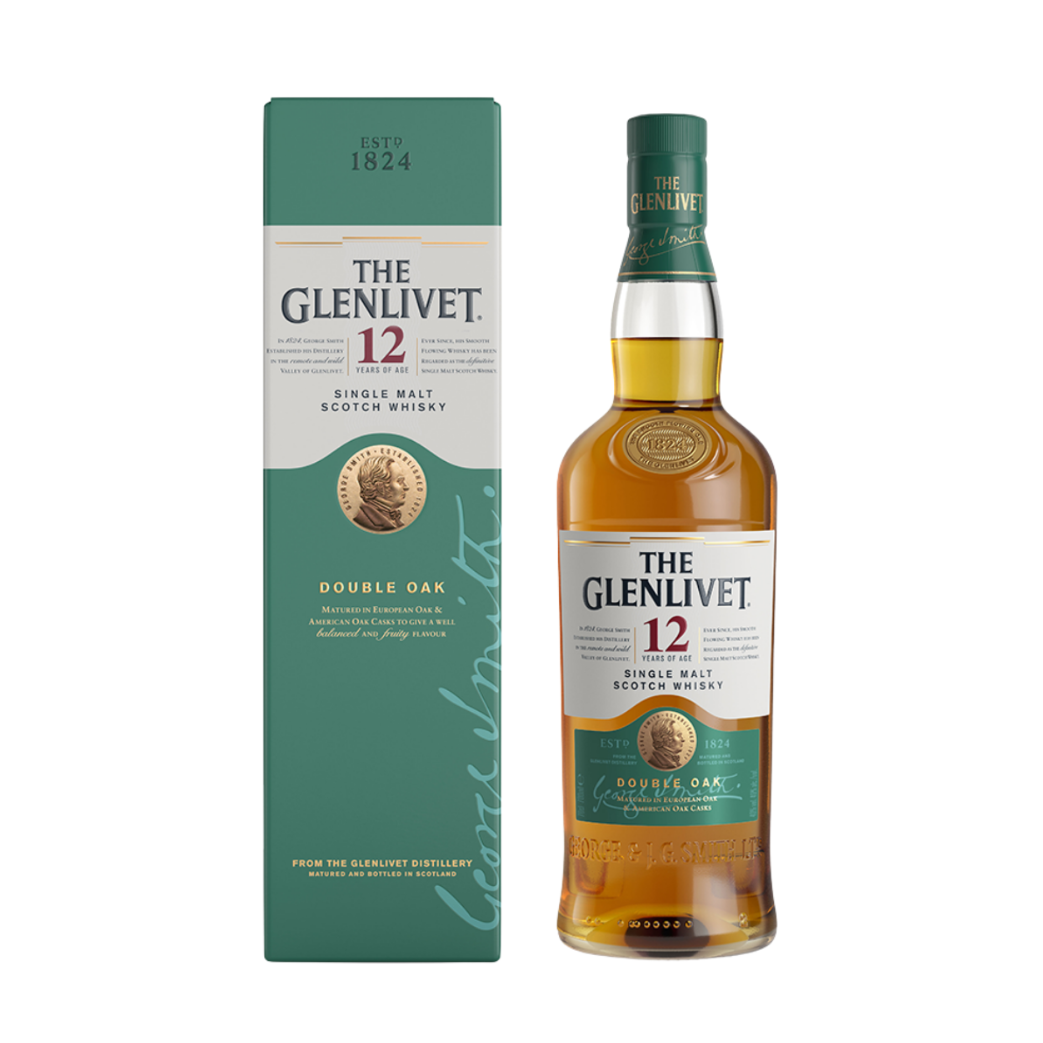 The Glenlivet 12 Years Old Single Malt, 700mL