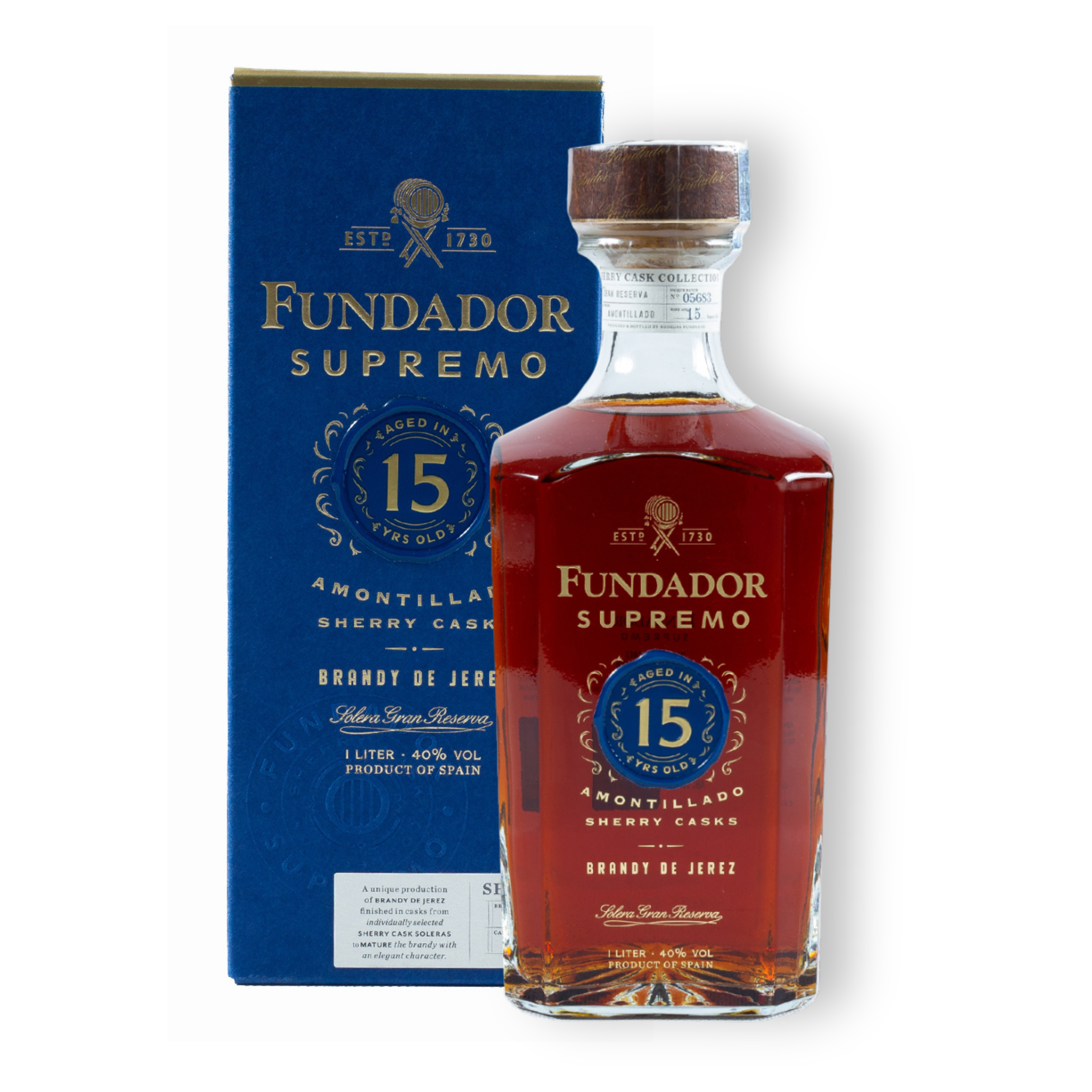 Fundador Supremo 15 YO, 1L