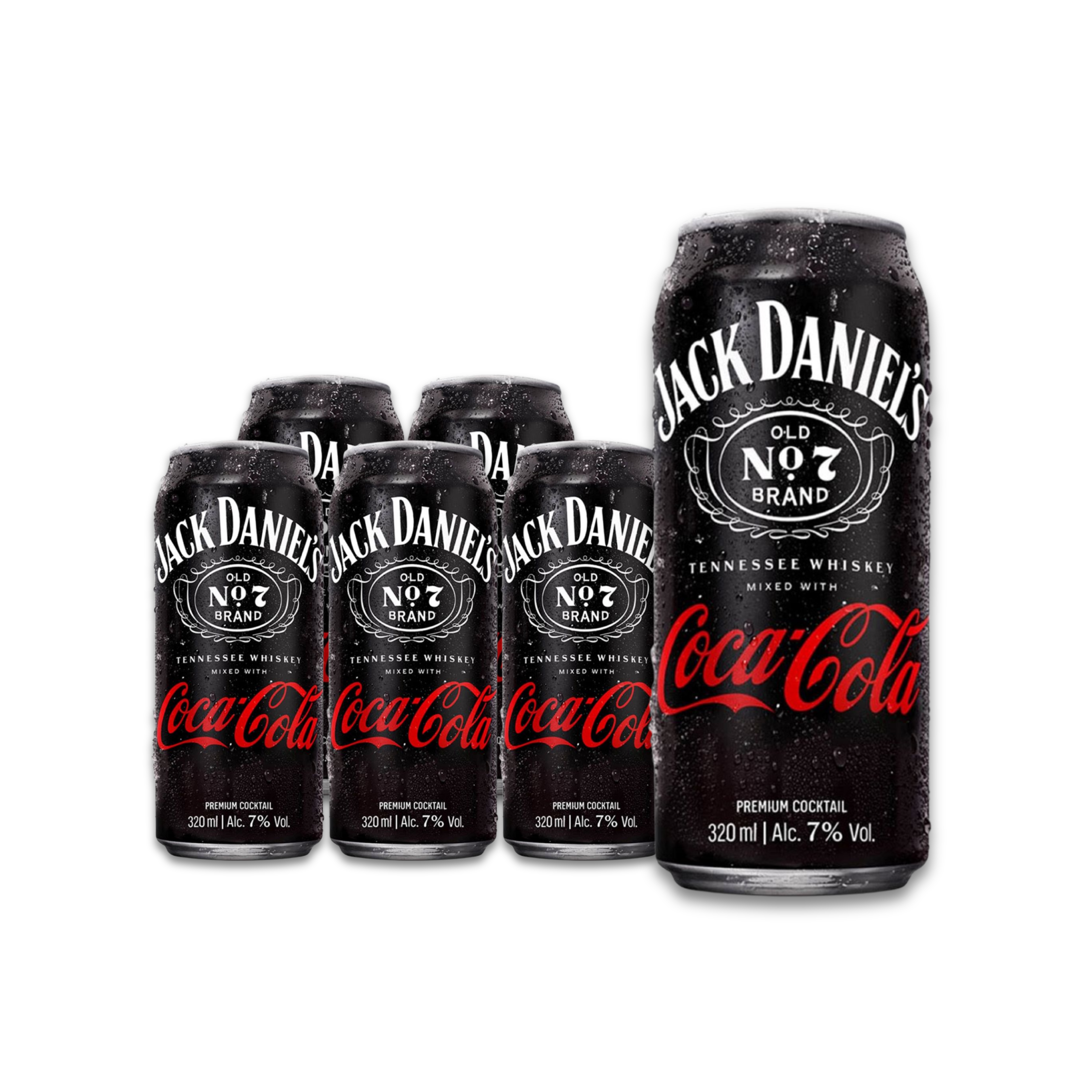 Jack and Coke 320mL x 6 Cans