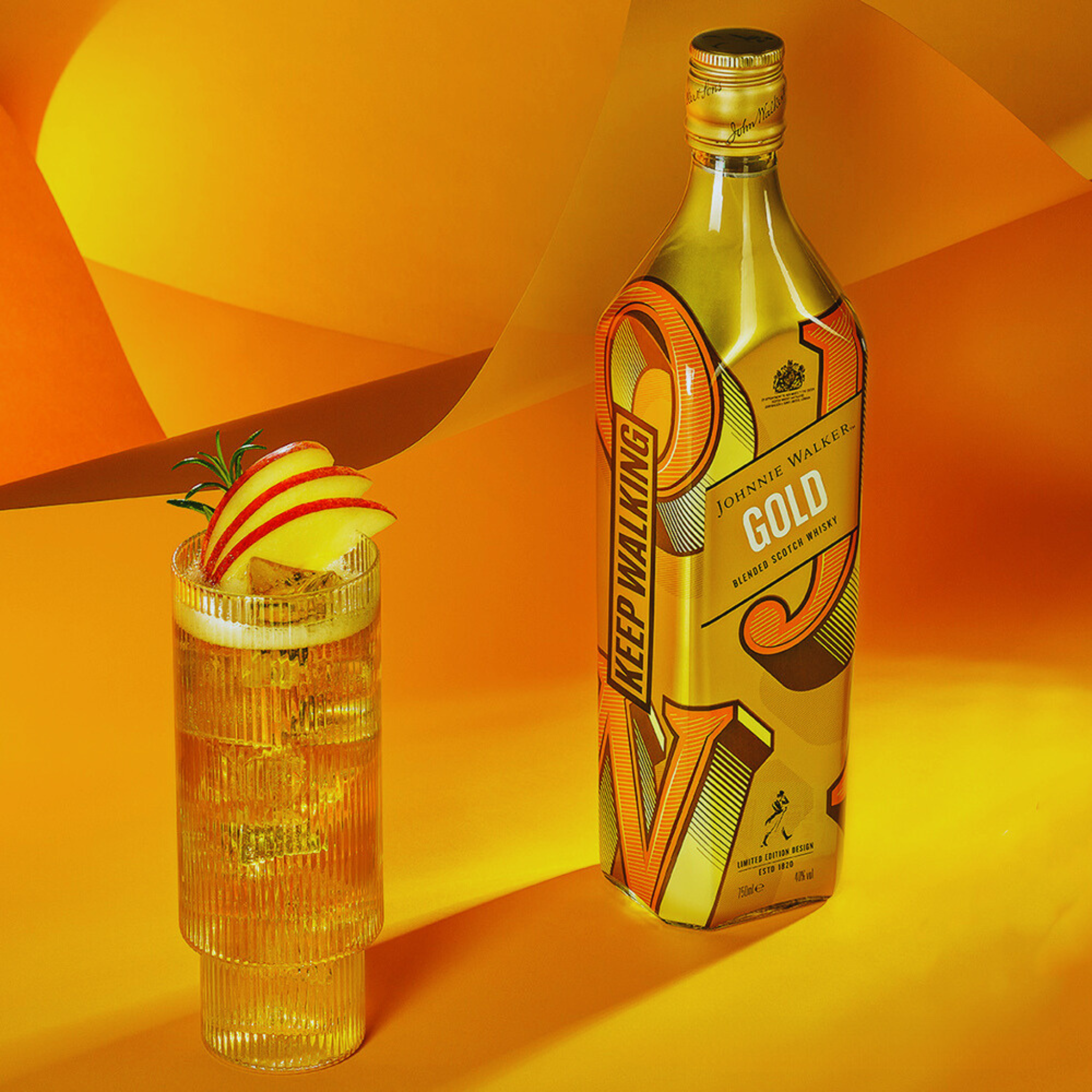 Johnnie Walker Gold Label, 750mL Icons