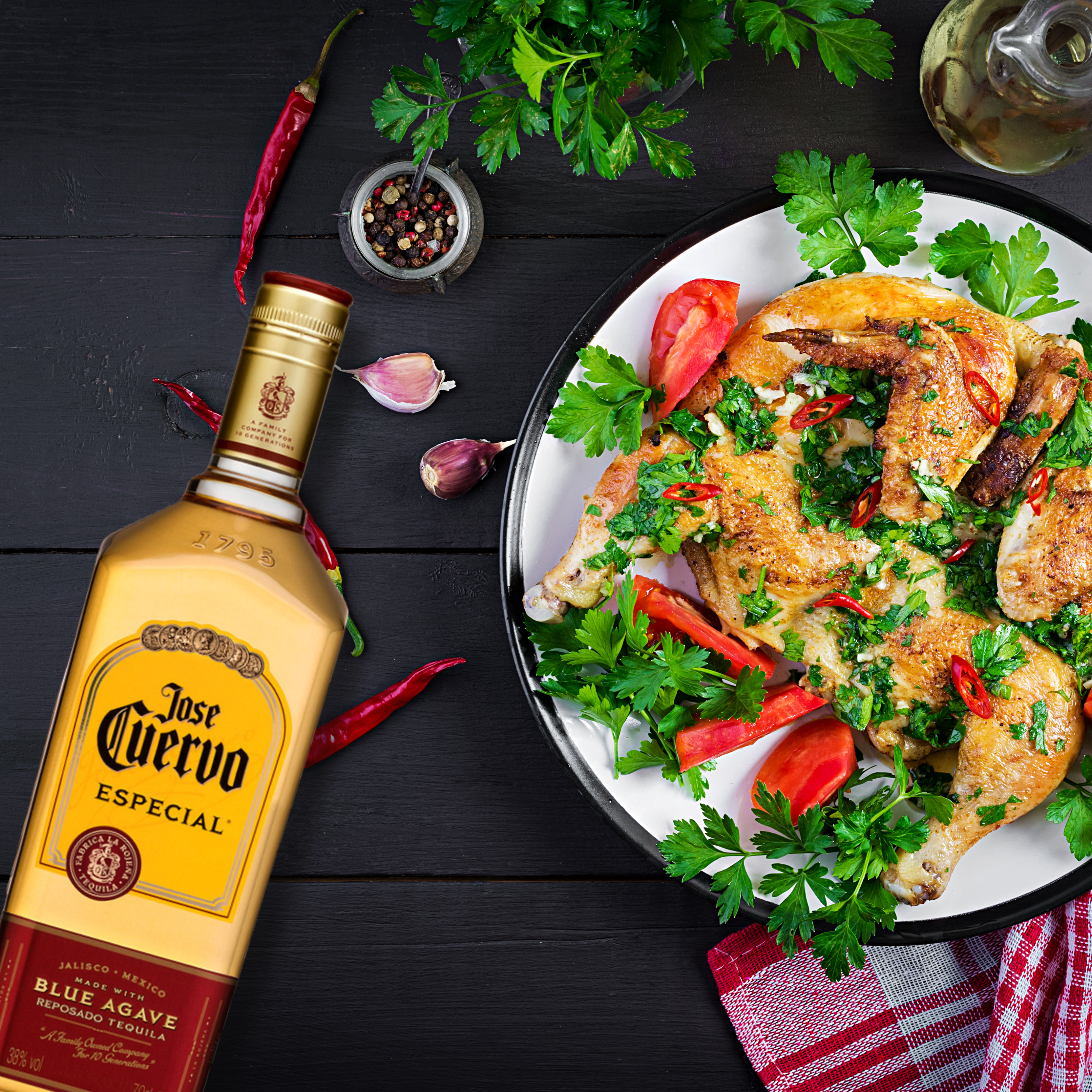 Jose Cuervo Gold Tequila, 700mL