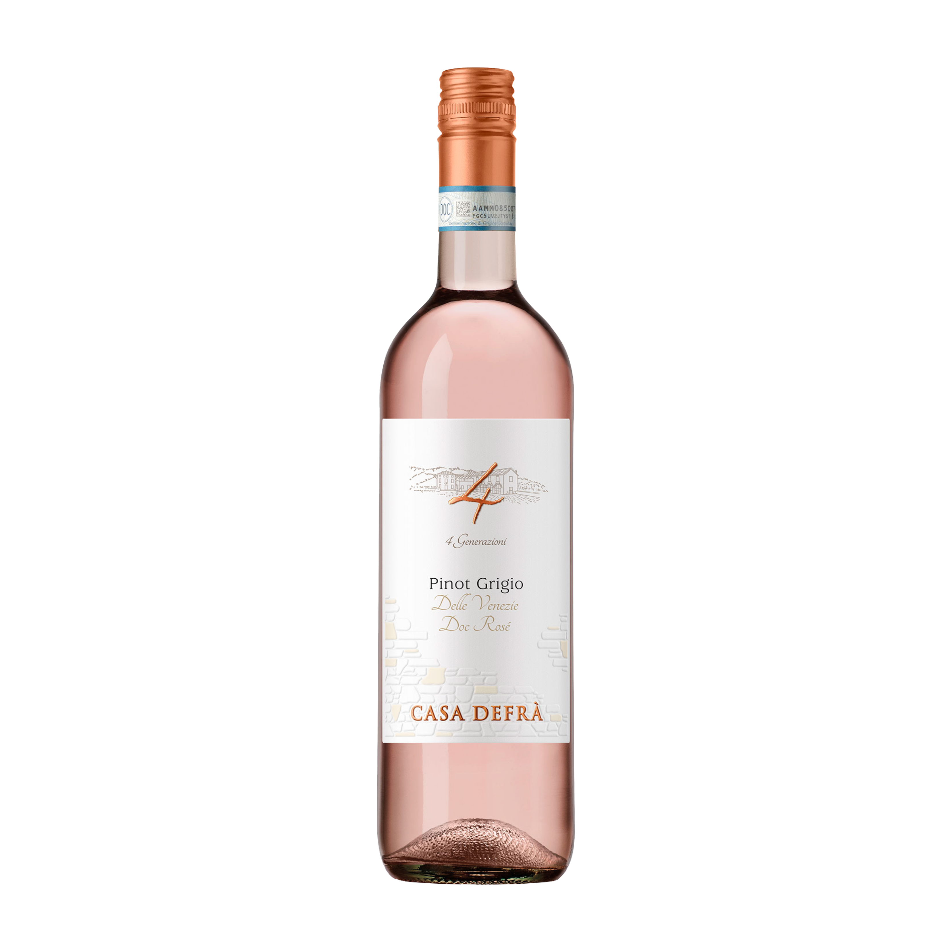 Casa Defrà Pinot Grigio Delle Venezie DOC Rosé, 750mL