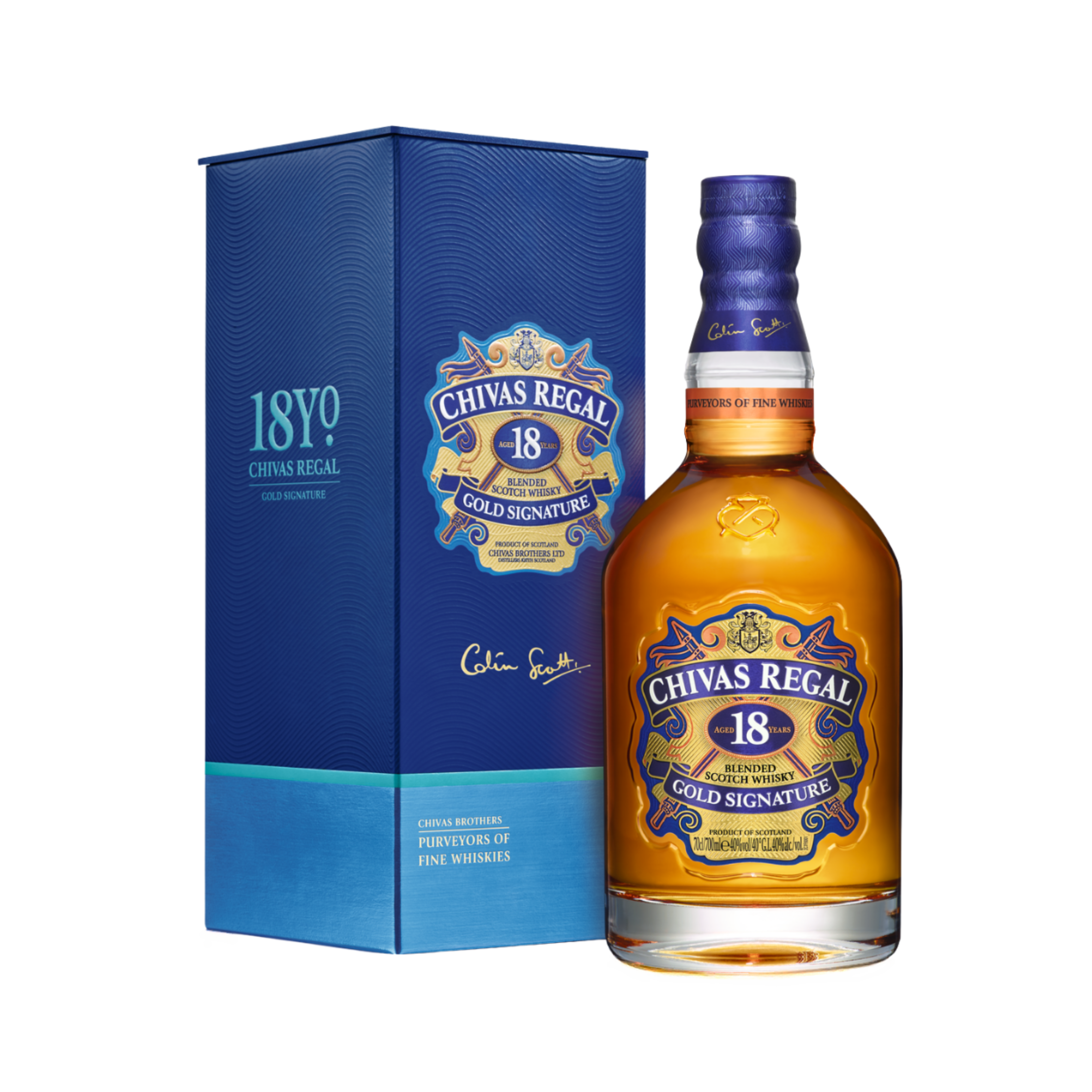 Chivas Regal 18 Years Old Blended Scotch Whisky, 700mL