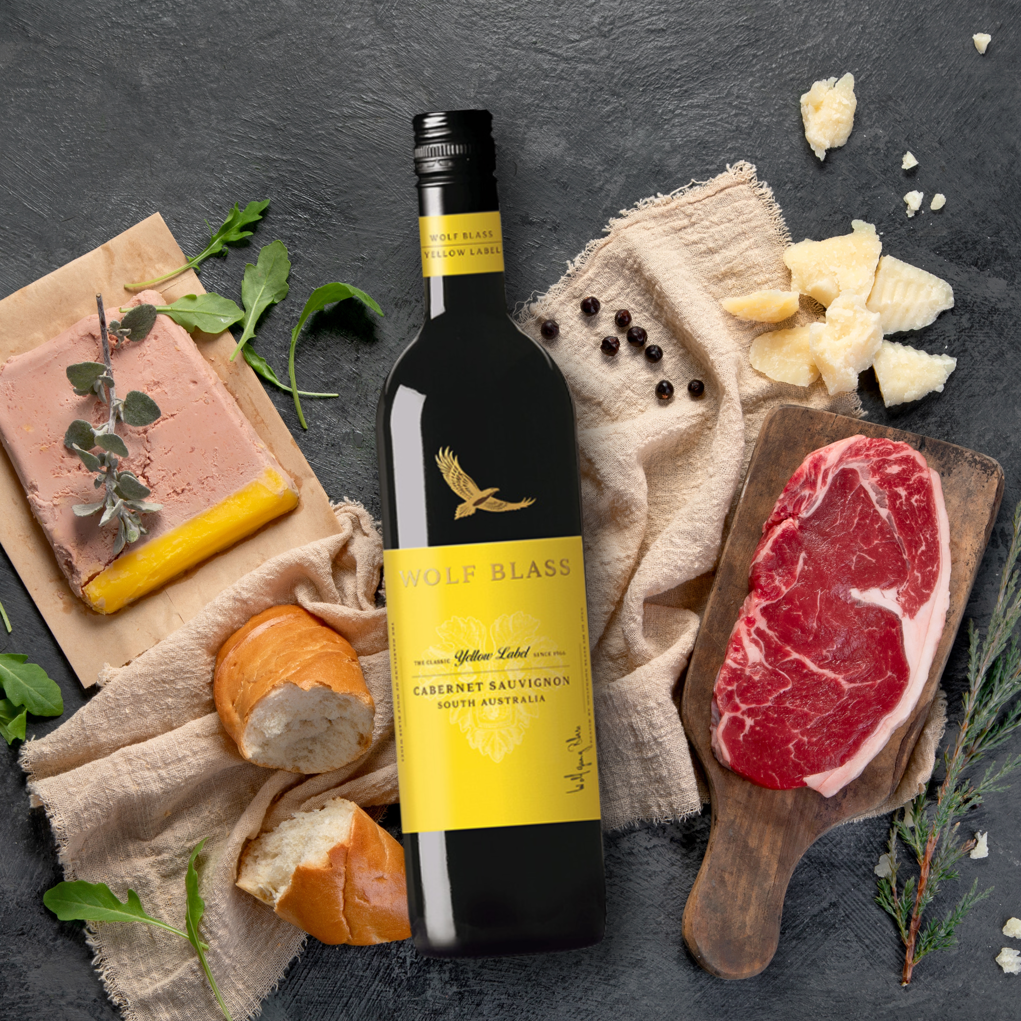 Wolf Blass Yellow Label Cabernet Sauvignon, 750mL