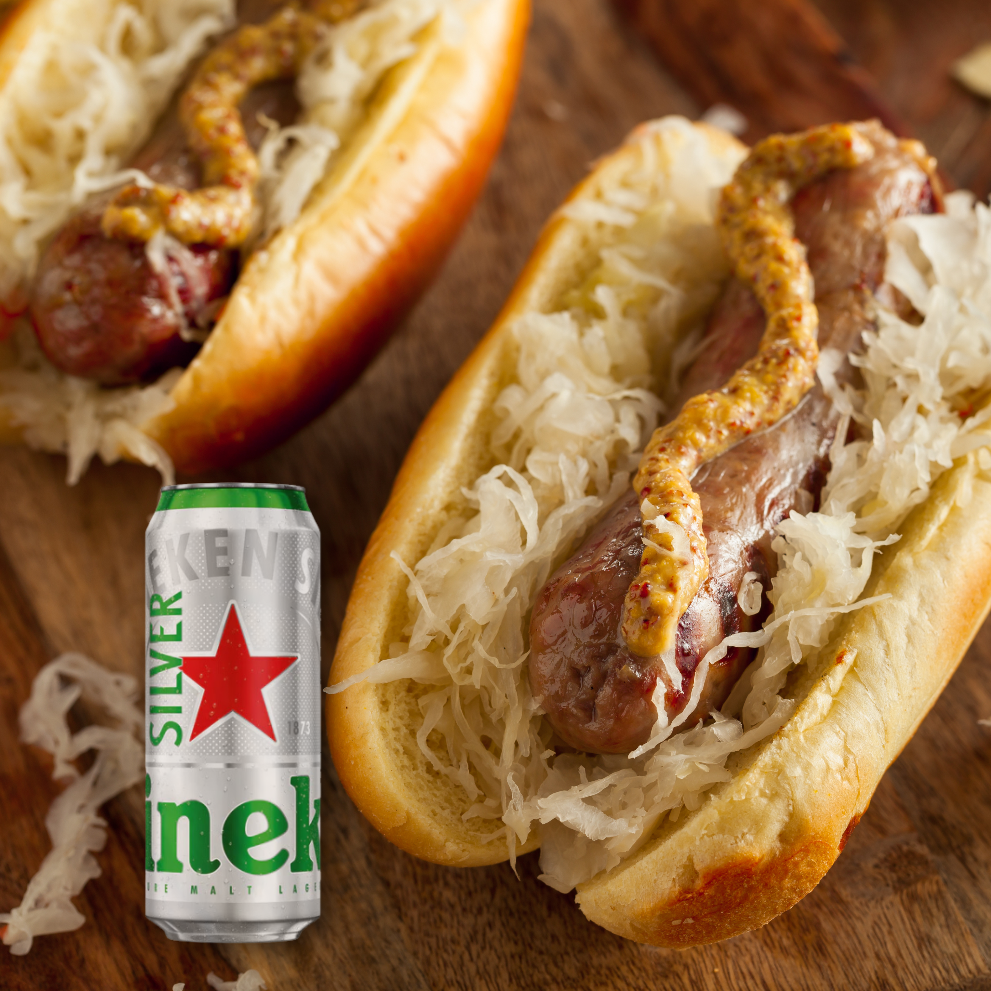 Heineken Silver, 500mL x 24 Cans