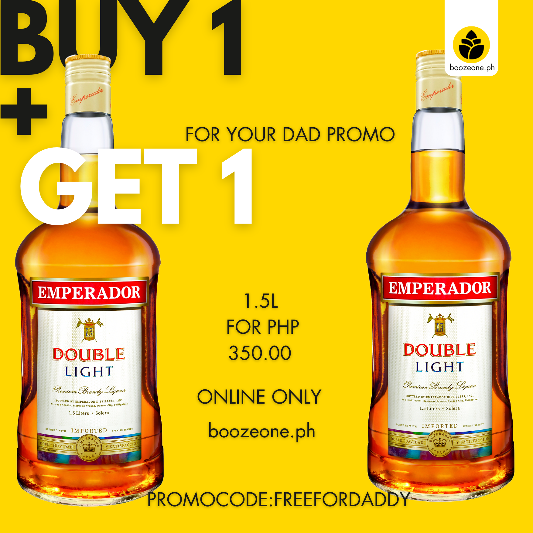Emperador Double Light, 1.5L