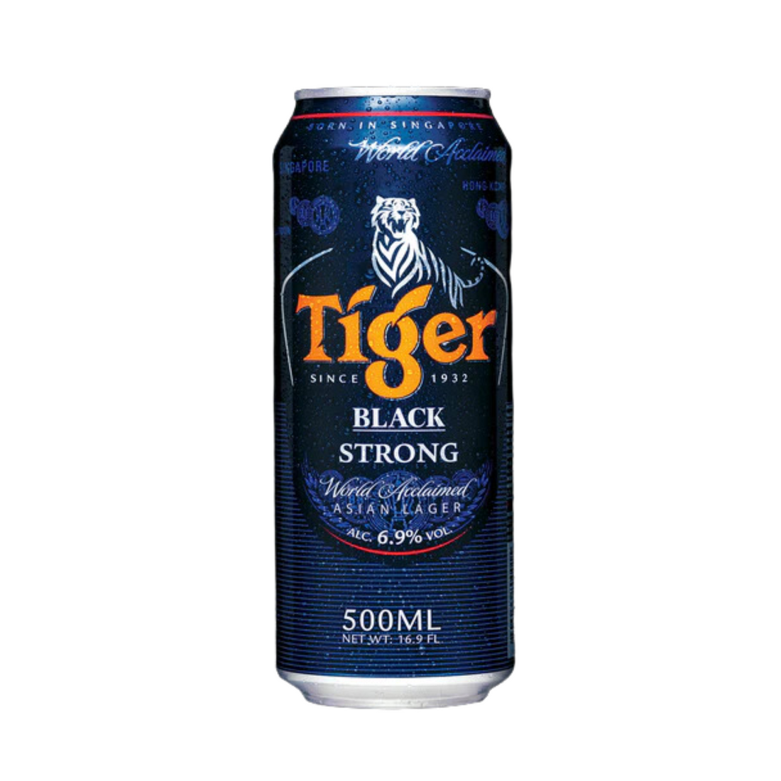 Tiger Black Strong, 500ml x 6 Cans