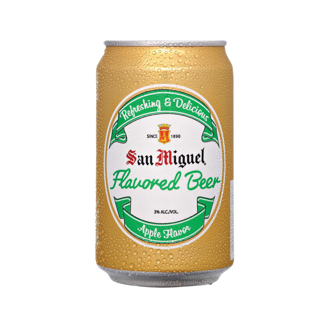 San Miguel Flavoured Beer Apple, 330mL x 6 Cans