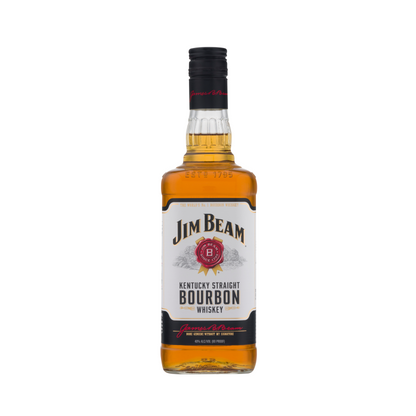 Jim Beam White Bourbon Whiskey, 750mL