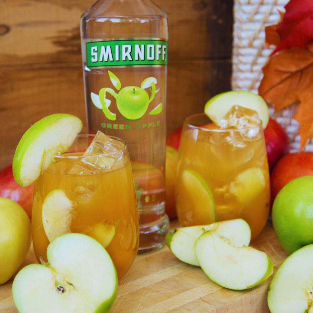 Smirnoff Green Apple Vodka, 700mL