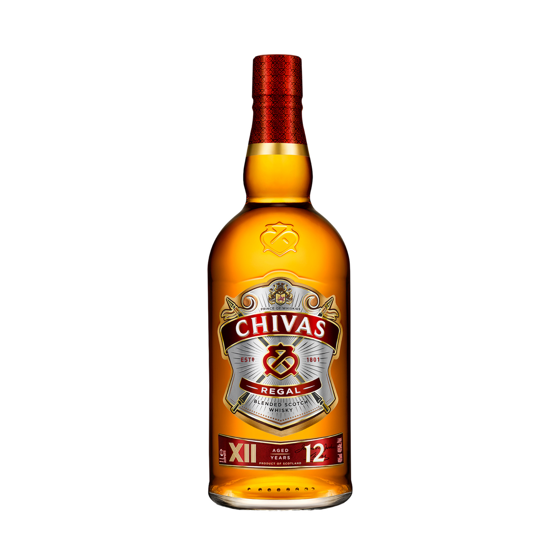 Chivas Regal 12 Years Old Blended Scotch Whiskey, 1L
