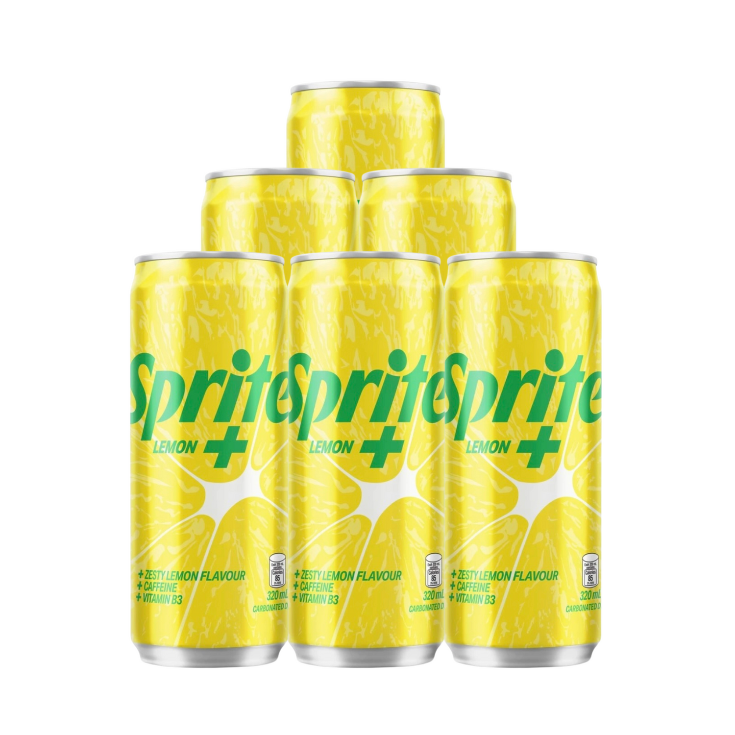 Sprite Lemon Plus 320mL X 6 Cans