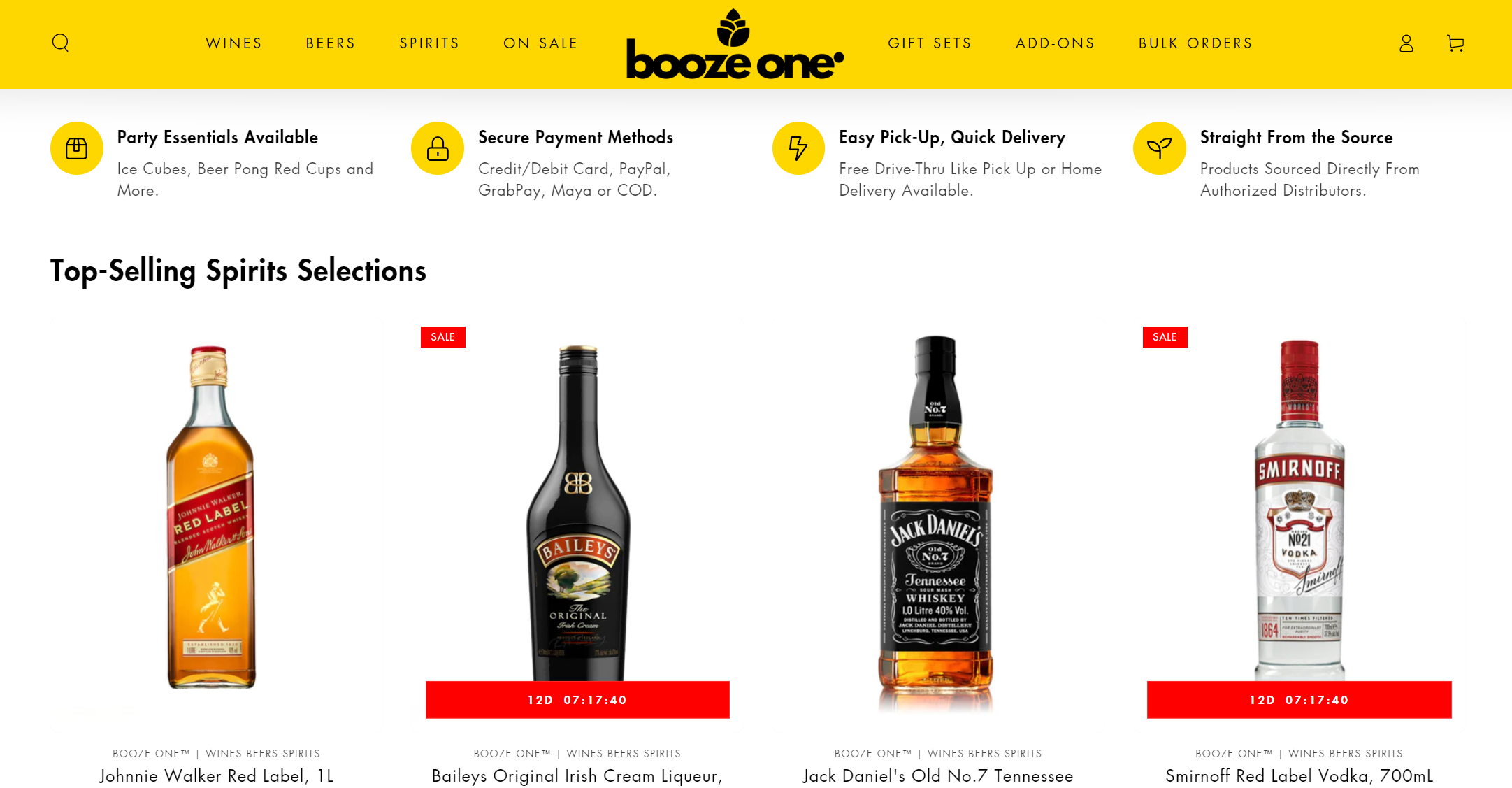 The Booze Booze One™ | Wines Beers Spirits