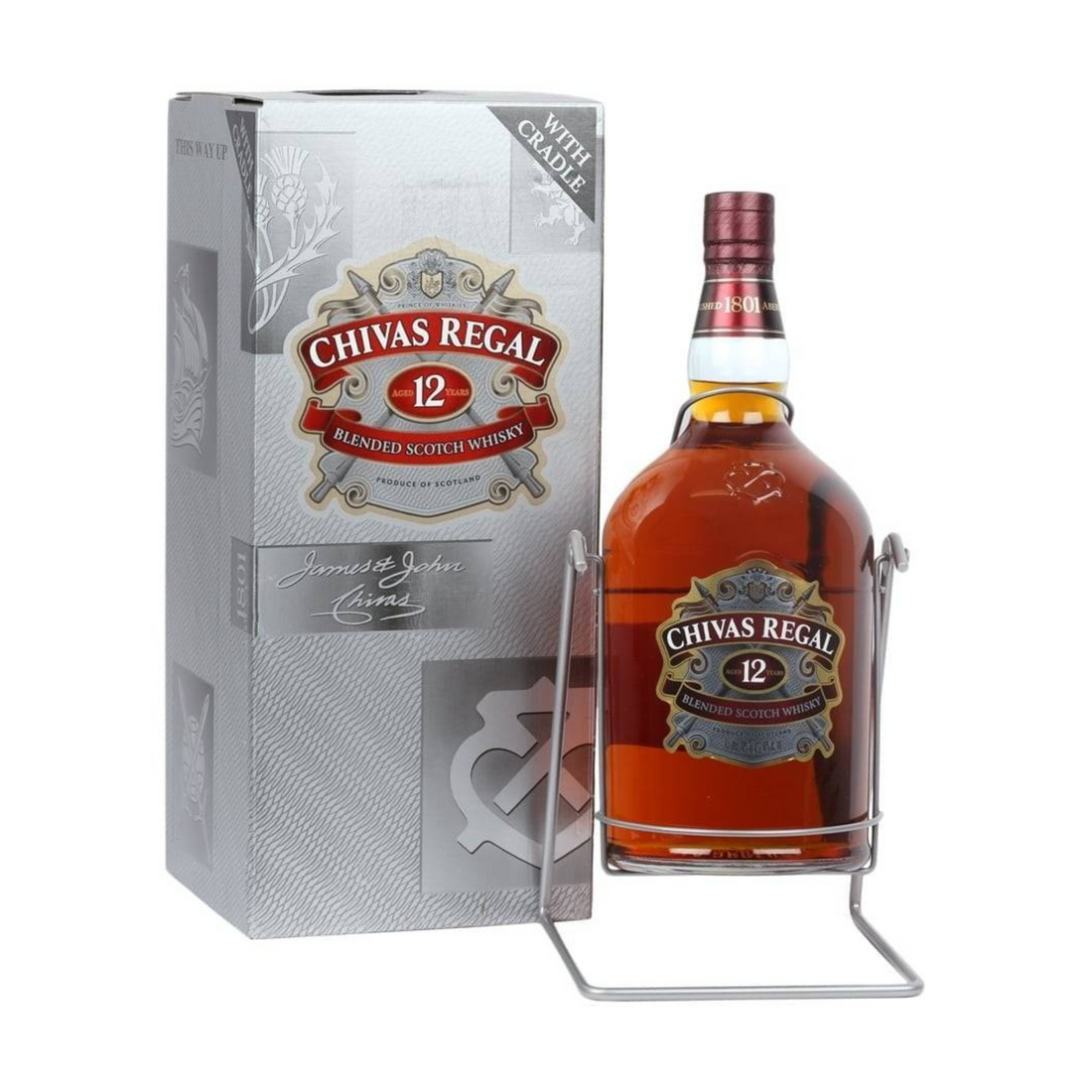 Chivas Regal 12 Years Old Blended Scotch Whiskey, 3L