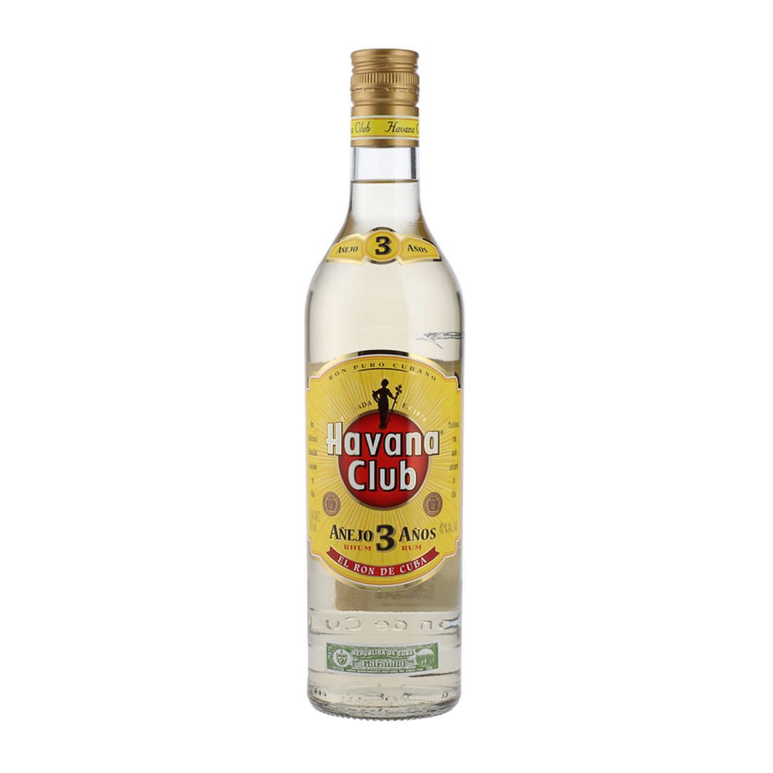 Havana Club 3 Years Old Rum, 700mL